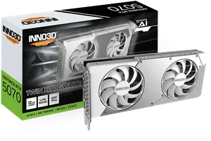 INNO3D GeForce RTX 5070 TWIN X2 OC WHITE